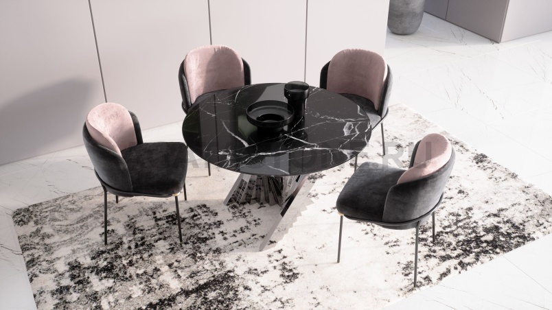 Стол из гранита "Веер" на заказ