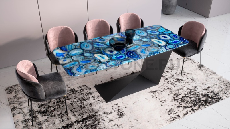 Стол из агата "Сигма" на заказ