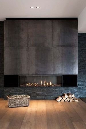 Облицовка каминов керамогранитом в Москве - пример выполнения