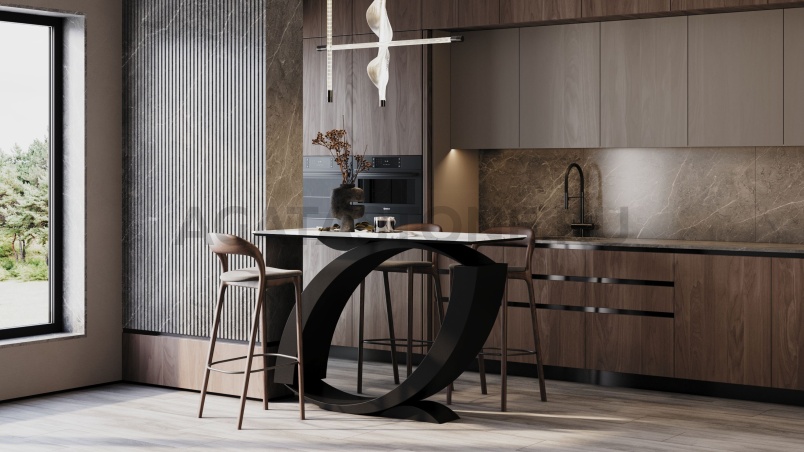 Барная стойка из натурального камня "Glance" на заказ