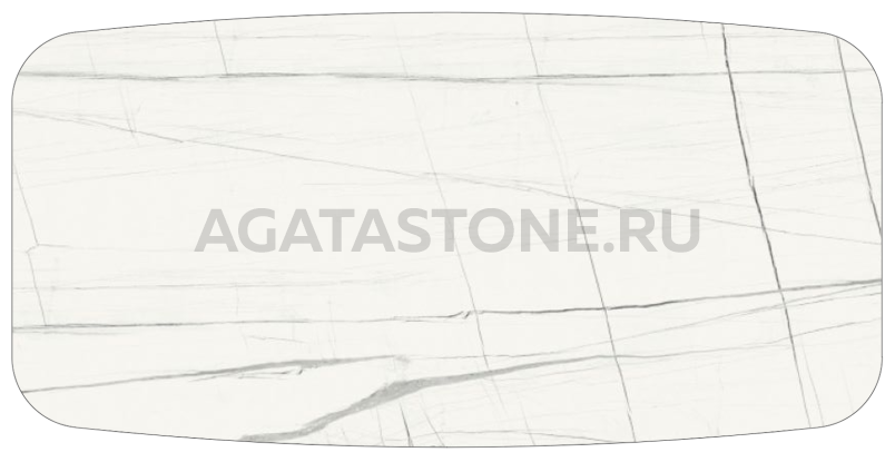 Столешница Titanium White Pulido 210x110 на заказ