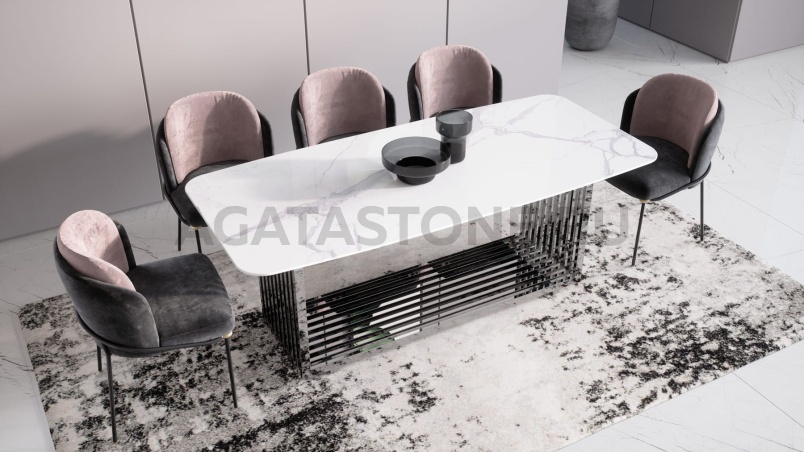Стол из искусственного камня "Интерстеллар" на заказ