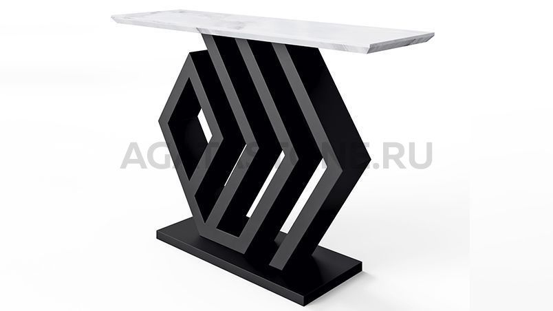 Консоль из керамогранита "Меандр" на заказ