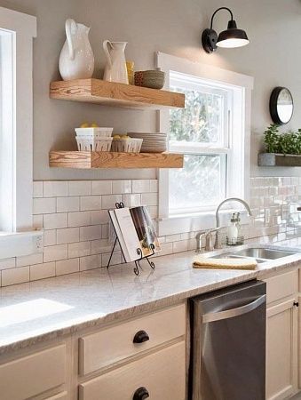 Кухонные столешницы из натурального камня - пример выполнения