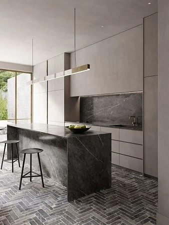 Столешницы из искусственного камня для барной стойки - пример выполнения