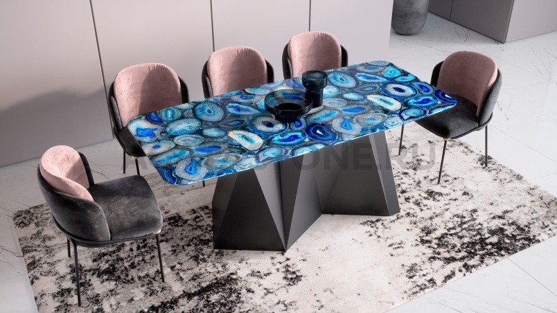 Стол из агата "Стоун" на заказ