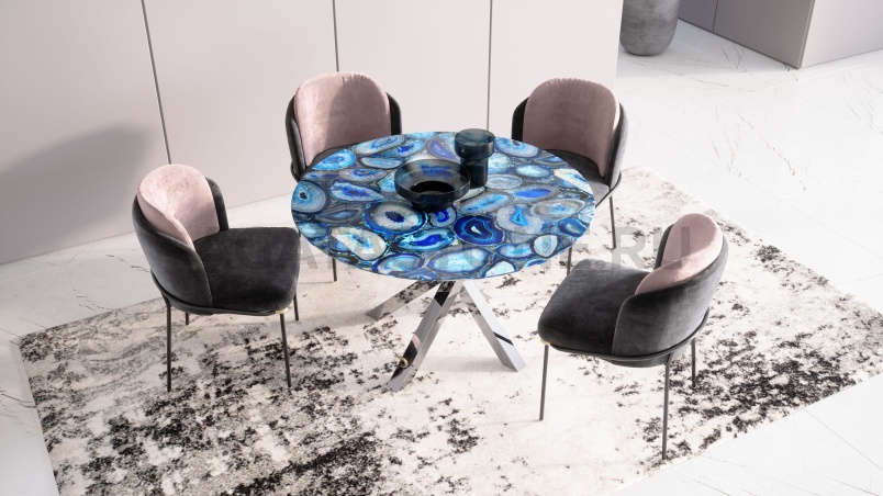 Стол из агата "Квадро" на заказ