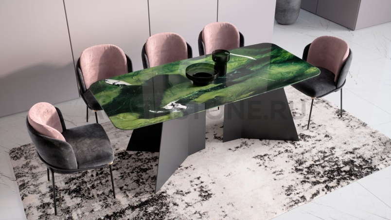 Стол из мрамора "Гамма" на заказ