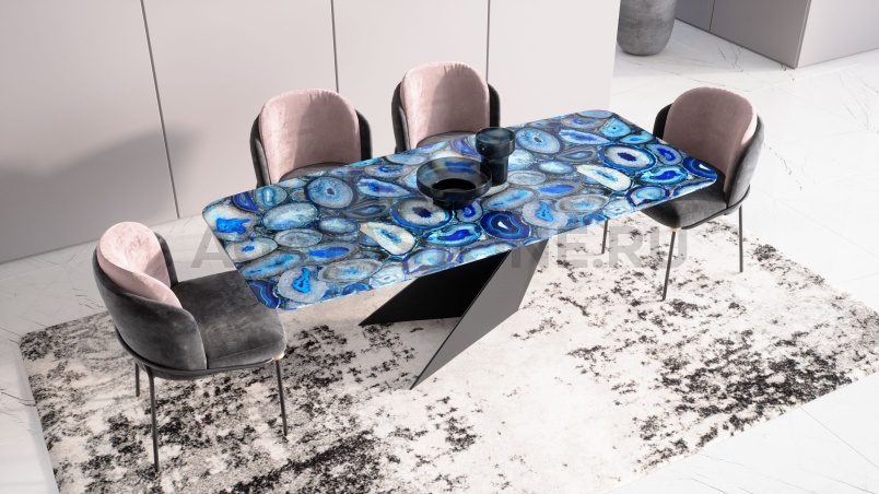 Стол из агата "Falcon" на заказ