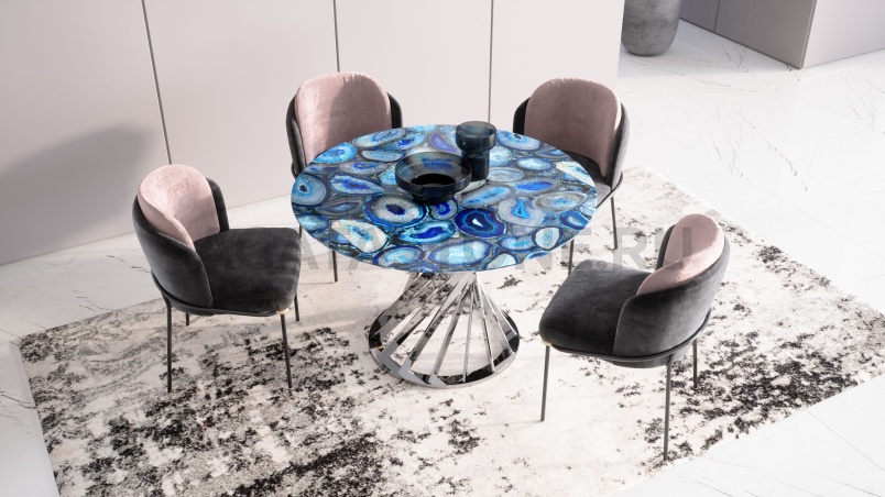 Стол из агата "Модерн" на заказ