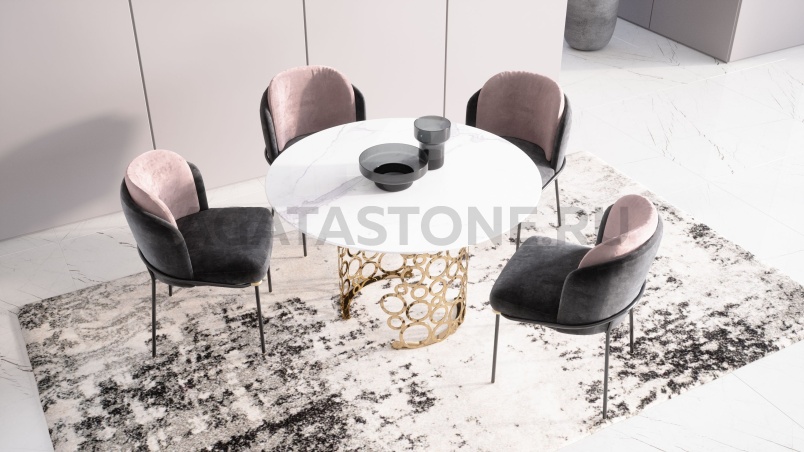 Стол из мрамора "Manfred Ring" на заказ