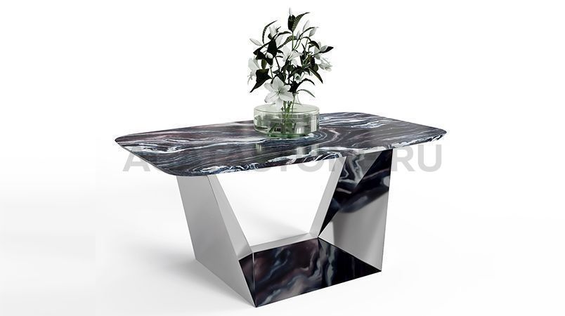 Журнальный столик из гранита "Оригами" на заказ