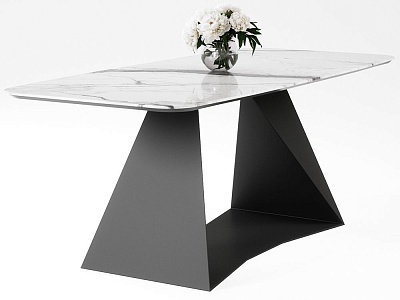 Стол из мрамора "Зета"