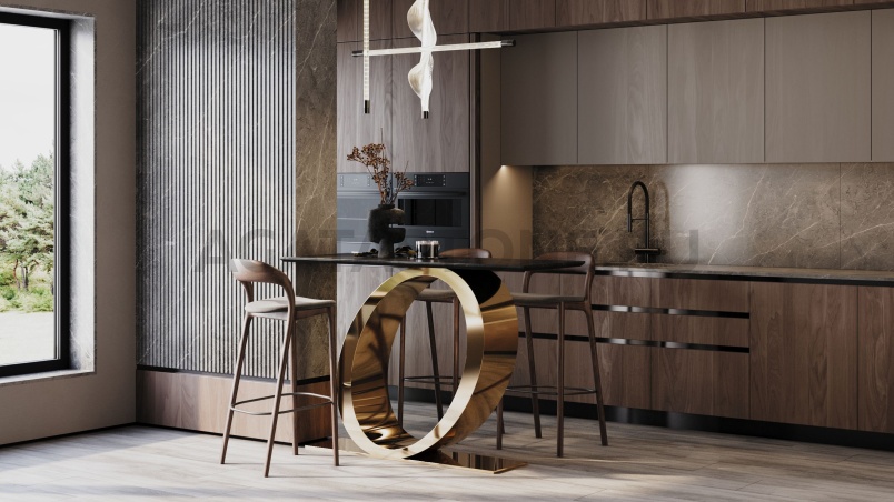 Барная стойка из керамогранита "Rino" на заказ