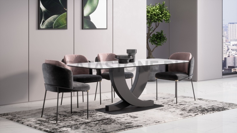 Стол из мрамора "Alea" на заказ