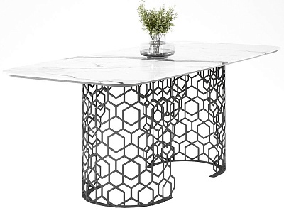Стол из мрамора "Manfred Hohey long"