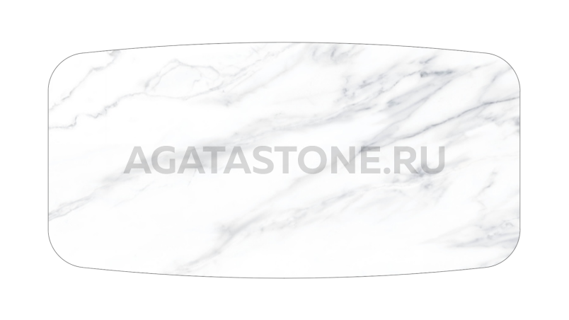 Столешница Calacatta Сlassico 180x90 на заказ