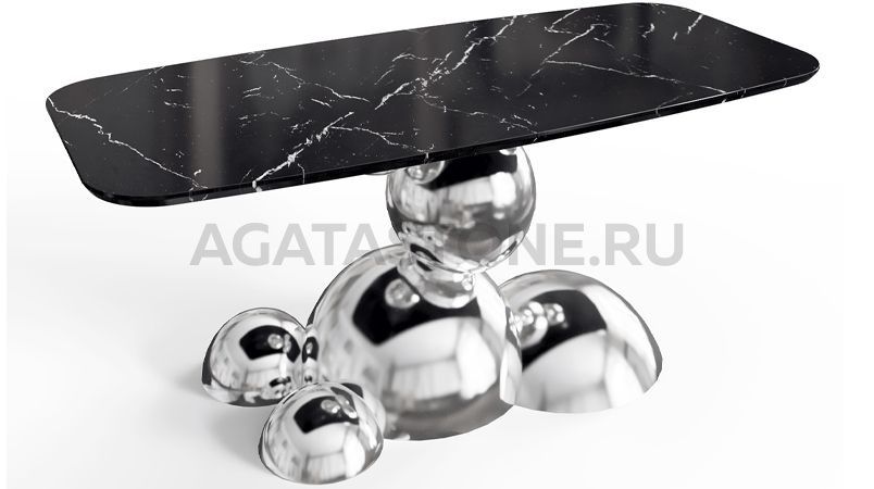 Стол из искусственного камня "Molecule" на заказ