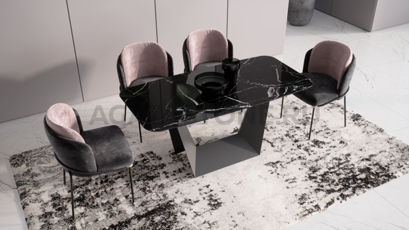 Стол из гранита "Оригами" на заказ