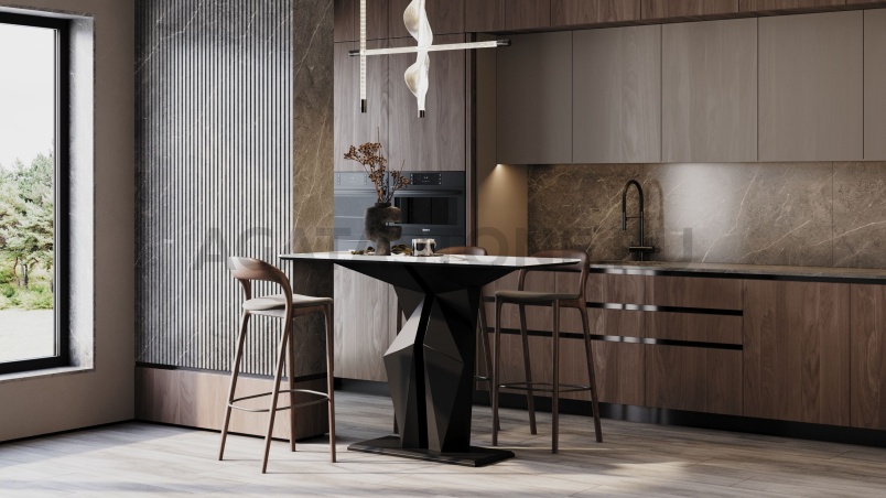 Барная стойка из керамогранита "Атлант" на заказ