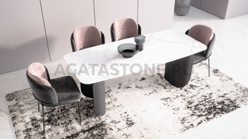 Стол из мрамора "Oscar" на заказ