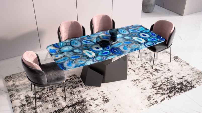 Стол под агат "Маунтин" на заказ