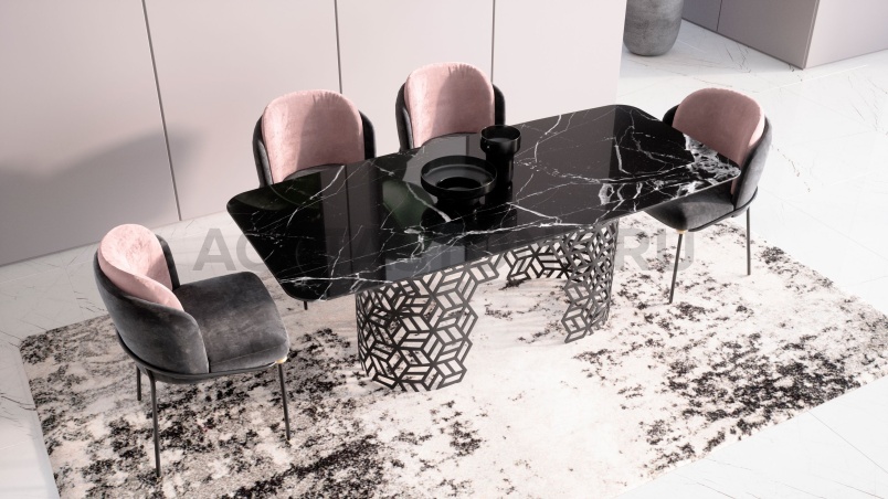 Стол под гранит "Manfred Cube long" на заказ