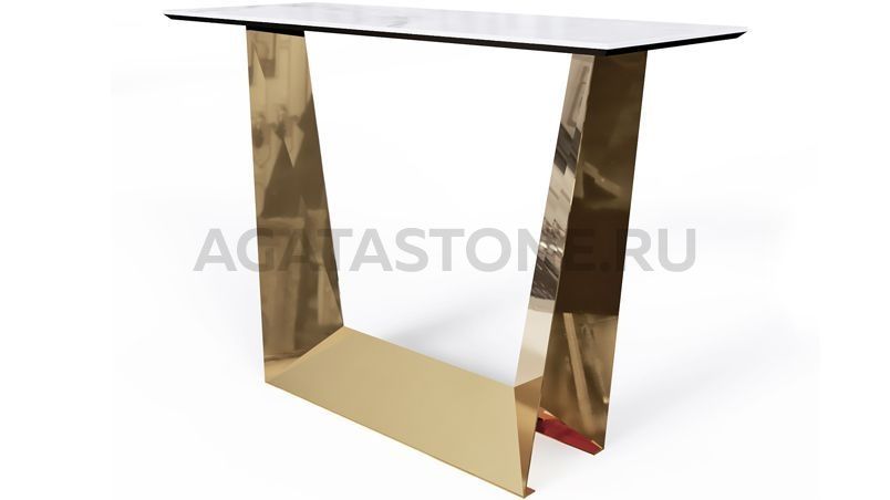 Барная стойка из натурального камня "Оригами" на заказ