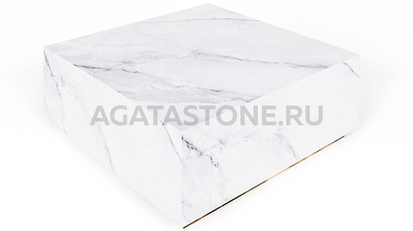 Стол журнальный из керамогранита "Emerald" на заказ