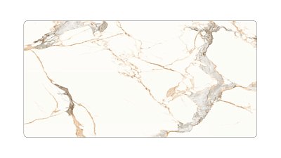 Столешница Statuario Gold 200x100