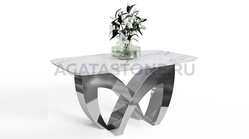 Журнальный столик из мрамора "Franco Fox" на заказ