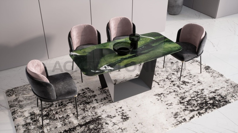 Стол из искусственного камня "Оригами" на заказ