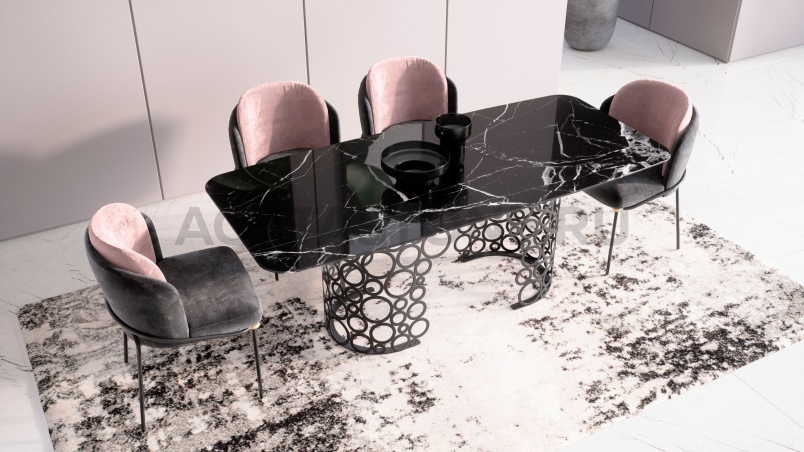 Стол из гранита "Manfred Ring long" на заказ