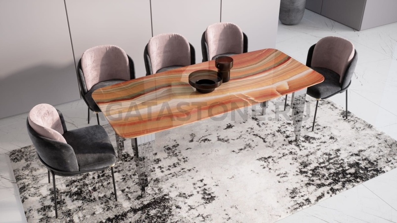 Стол под оникс "Эмпаир" на заказ