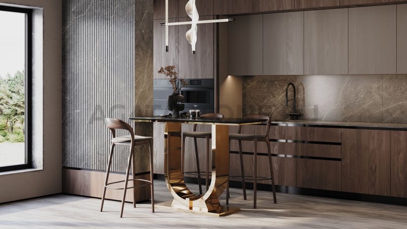 Барная стойка из натурального камня "Ультима" на заказ