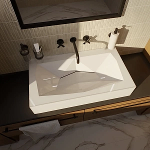 Раковина из керамогранита серии Diamond