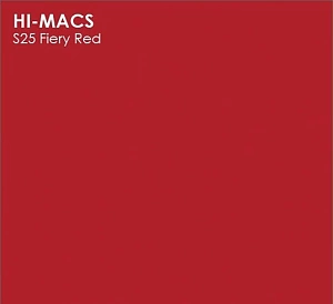 LG Hi Macs S25 Fiery Red LG Hi Macs S25 Fiery Red