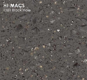 LG Hi Macs T001 Black Hole