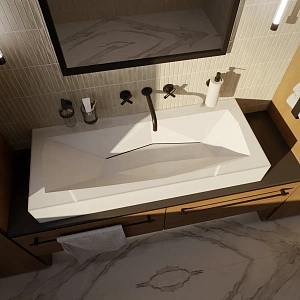 Раковина из керамогранита серии Diamond