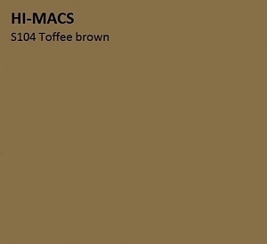 LG Hi Macs S104 Toffee Brown LG Hi Macs S104 Toffee Brown