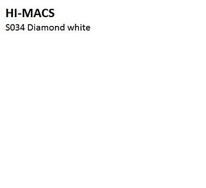 LG Hi Macs S034 Diamond White LG Hi Macs S034 Diamond White