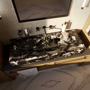 Раковина из керамогранита серии Diamond